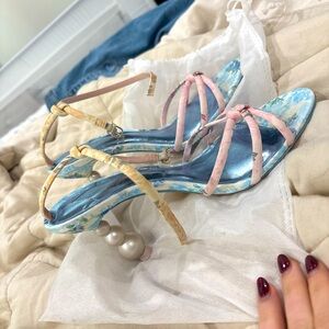 Sophia Webster x Love Shack Fancy heels